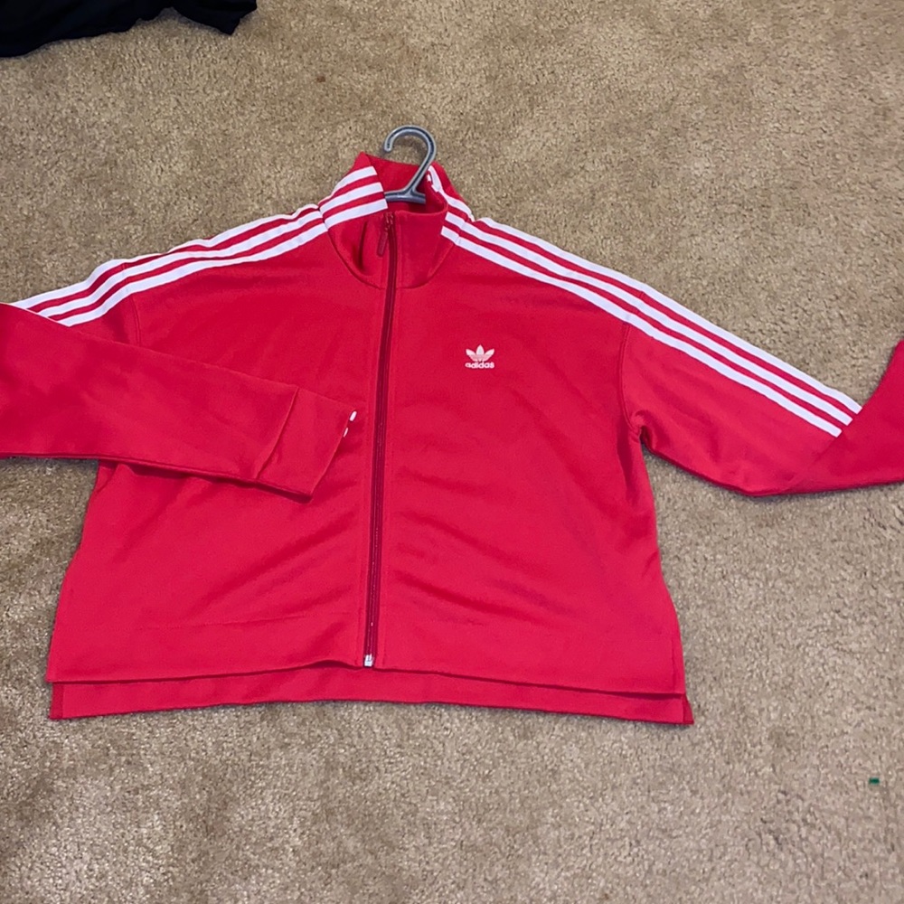 *brand new* Adidas reddish pink track jacket
